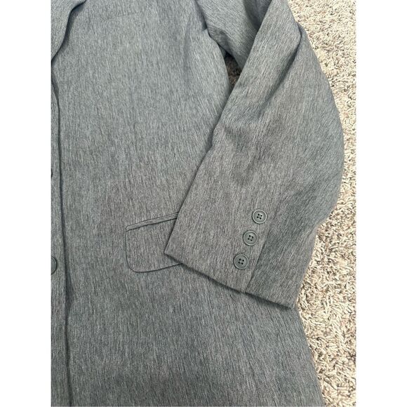 Vintage L.L. Bean Traveler Gray Blazer Jacket Women’s 20 Three Buttons Office - Picture 8 of 14